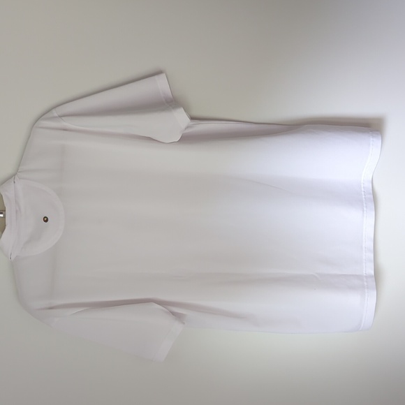 EUC Mens Arnold Palmer White 3 Button Golf Polo Size Large - Picture 3 of 6